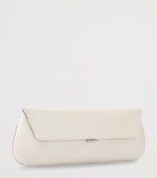 Amina Muaddi Ami clutch bag smooth leather - British product