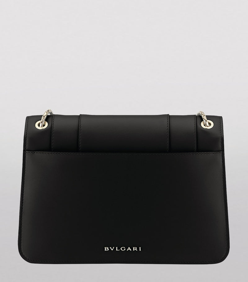 Bvlgari Serpenti Forever medium leather shoulder bag, UK version