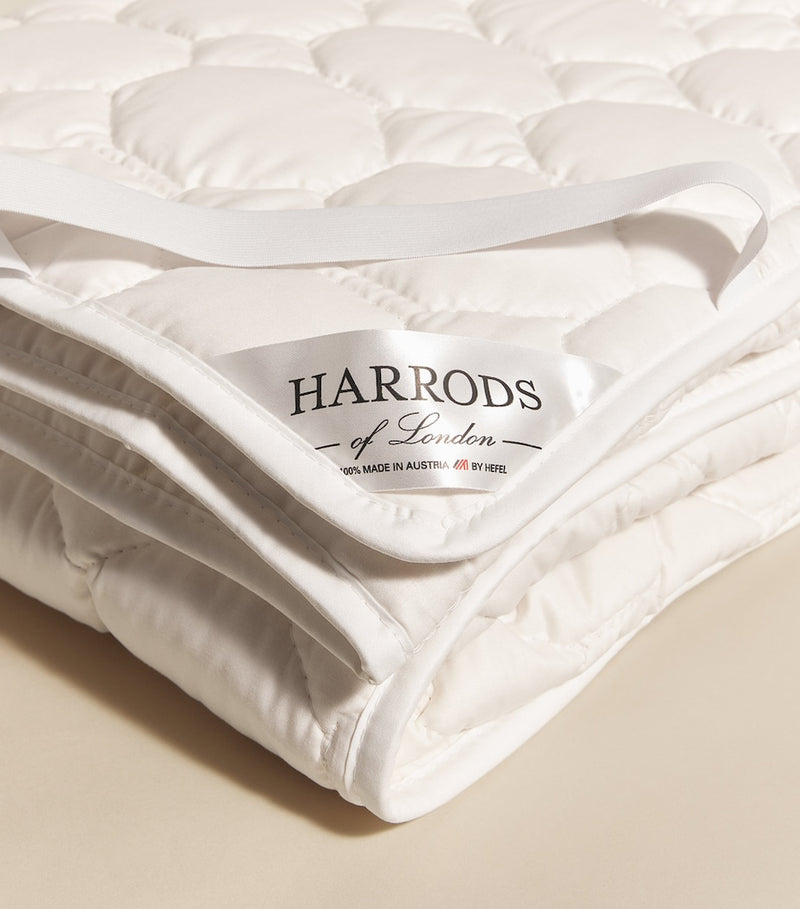 Harrods of London cotton super king mattress protector, imported from the UK