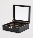 WOLF Vegan Leather Axis Watch Box 8-piece (British brand)