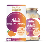 Holland & Barrett Pro-Ven Adult Multivitamins Orange Flavour Chewable Tablets 60 Tablets- Buy online at McGrocer