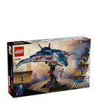 Lego Marvel Avengers: Age of Ultron Quinjet building set, UK version