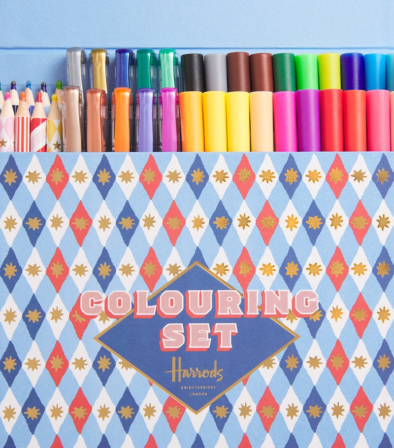 Harrods 40-piece colouring set, imported from the UK
