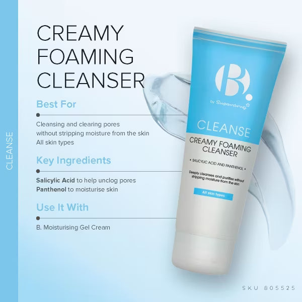 B. Creamy Foaming Cleanser 100ml - British product