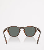 Oliver Peoples Eyles square sunglasses mirrored lenses, imported from the UK