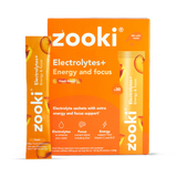 Holland & Barrett Zooki Electrolytes Energy Focus Sports Drink Mix Peach 30 Sachets- Buy online at McGrocer