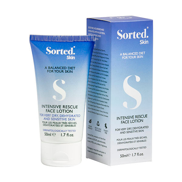 Sorted Skin Intensive Rescue Face Lotion 50ml (British brand)