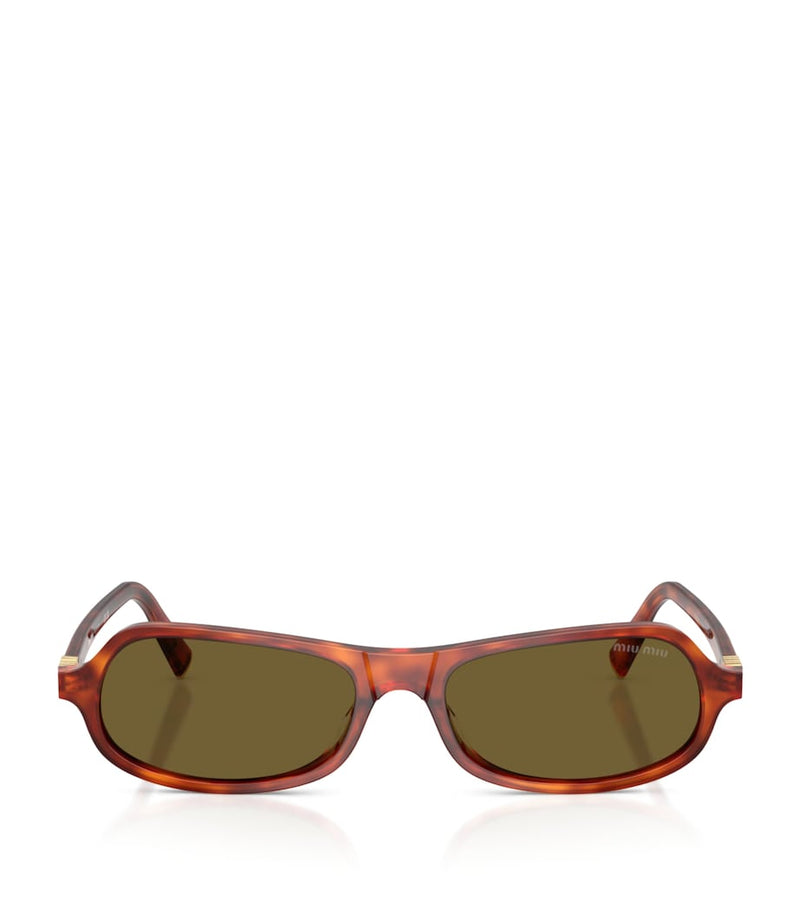 Miu Miu irregular oval sunglasses - British product