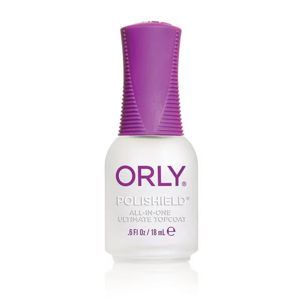 Orly Polishield topcoat bottle 18ml, imported from the UK
