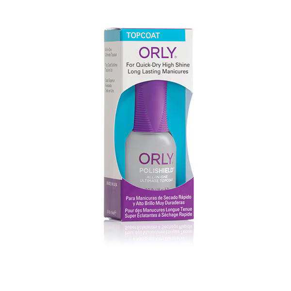 Orly Polishield topcoat bottle 18ml, imported from the UK
