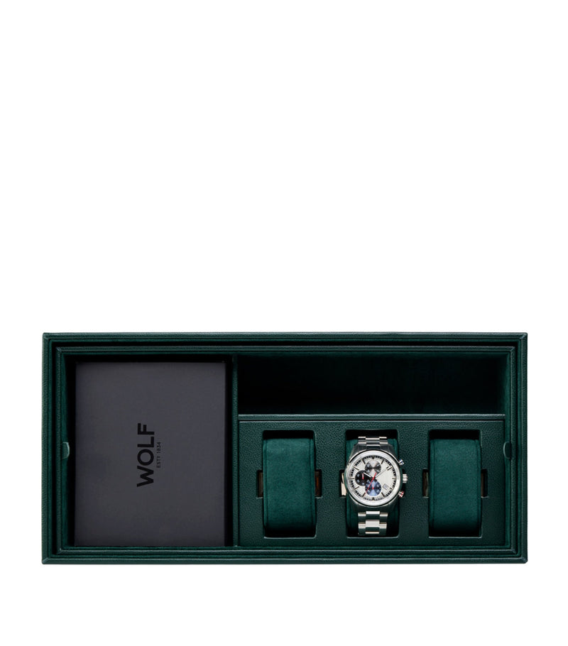 WOLF The Den watch winder safe vegan leather, UK version