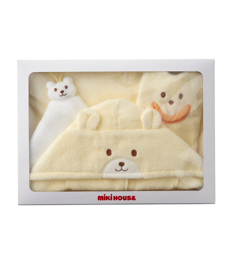 Miki House baby bath poncho set, UK version