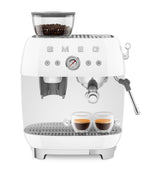 Harrods Smeg EGF03WHUK Espresso Coffee Machine with Grinder- Buy online at McGrocer