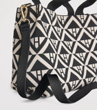 Harrods small geometric tote bag (British brand)
