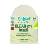 Holland & Barrett KinKind CLEAR my head Anti Dandruff Conditioner Bar 40g- Buy online at McGrocer