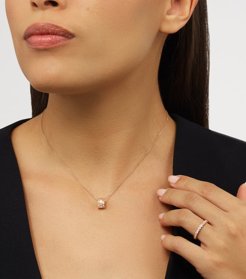 Chaumet Bee de Chaumet pendant necklace rose gold diamond - British product