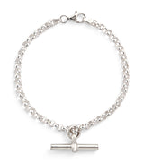 Harrods Tilly Sveaas Sterling Silver T-Bar Belcher Chain Bracelet- Buy online at McGrocer