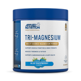 Holland & Barrett Applied Nutrition Tri-Magnesium Powder Blue Raspberry Magnesium Food Supplement 200g- Buy online at McGrocer