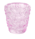 Lalique Rose Nebula Anemones votive 8cm x 7.5cm, UK version