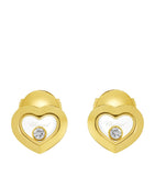 Chopard Happy Diamonds 18k yellow gold earrings - British product