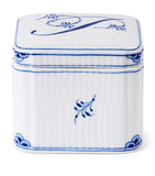 Royal Copenhagen alphabet bonbonniere small porcelain box, UK version