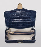 Aspinal of London Midi Mayfair top-handle bag Italian leather, imported from the UK