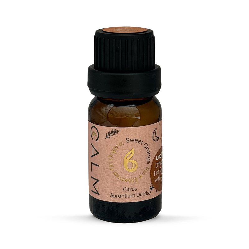 B Calm organic sweet orange essential oil 10ml, UK version
