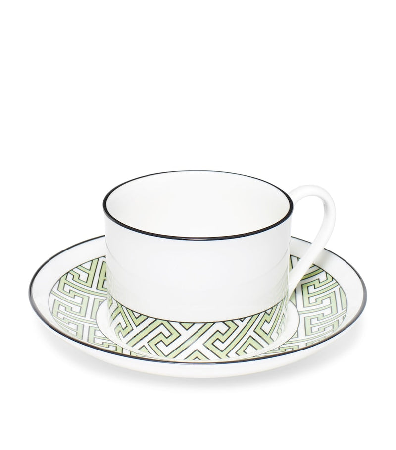 O.W.London Maze teacup and saucer, UK version
