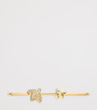 Chaumet yellow gold and diamond bee bangle - British product