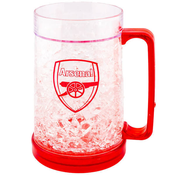 Arsenal FC freezer tankard 420ml double-walled gel - British product
