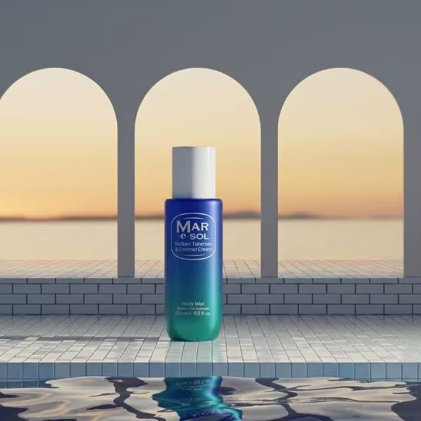 Mar E Sol Radiant Tuberose & Coconut Cream Body Mist 250ml (British brand)