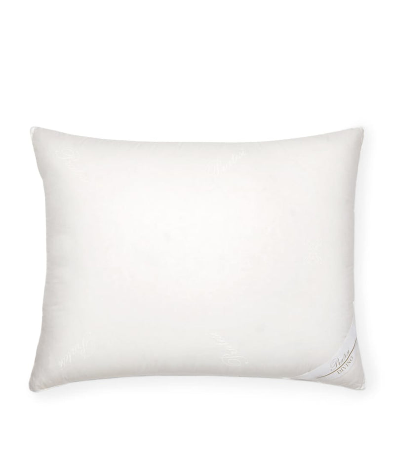 Pratesi down medium divino oxford pillow 50cm x 75cm, imported from the UK