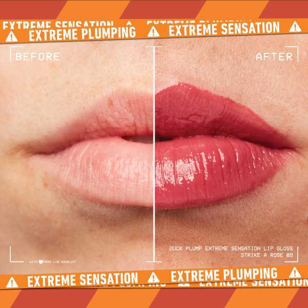 NYX Duck Plump Lip Gloss Strike A Rose, imported from the UK