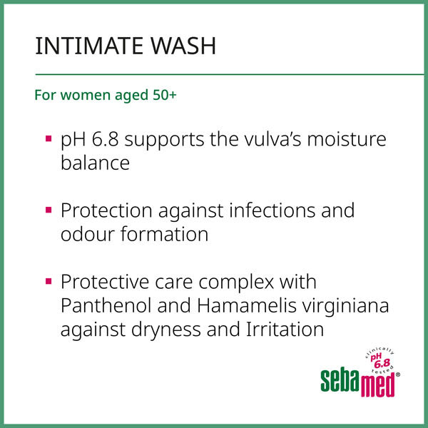 Sebamed Intimate Feminine Wash pH 6.8 200ml (British brand)