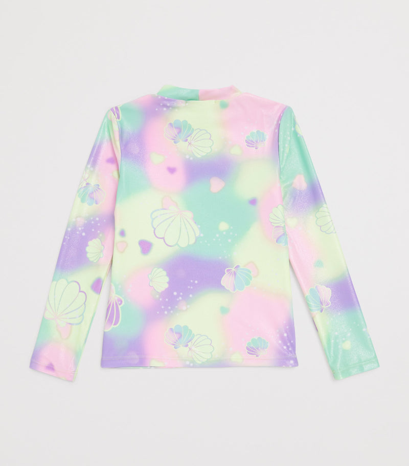 Billieblush seashell print kids' T-shirt for ages 2-10 years - British product