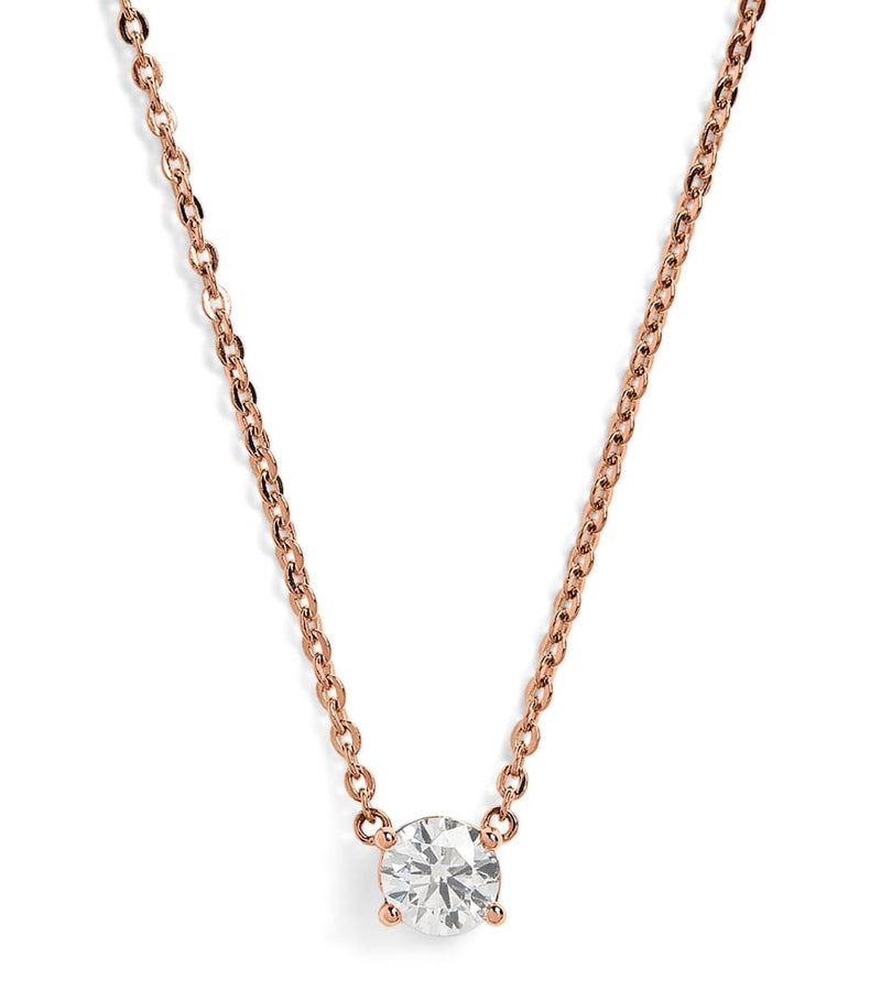 Harrods rose gold diamond necklace 0.50ct, imported from the UK