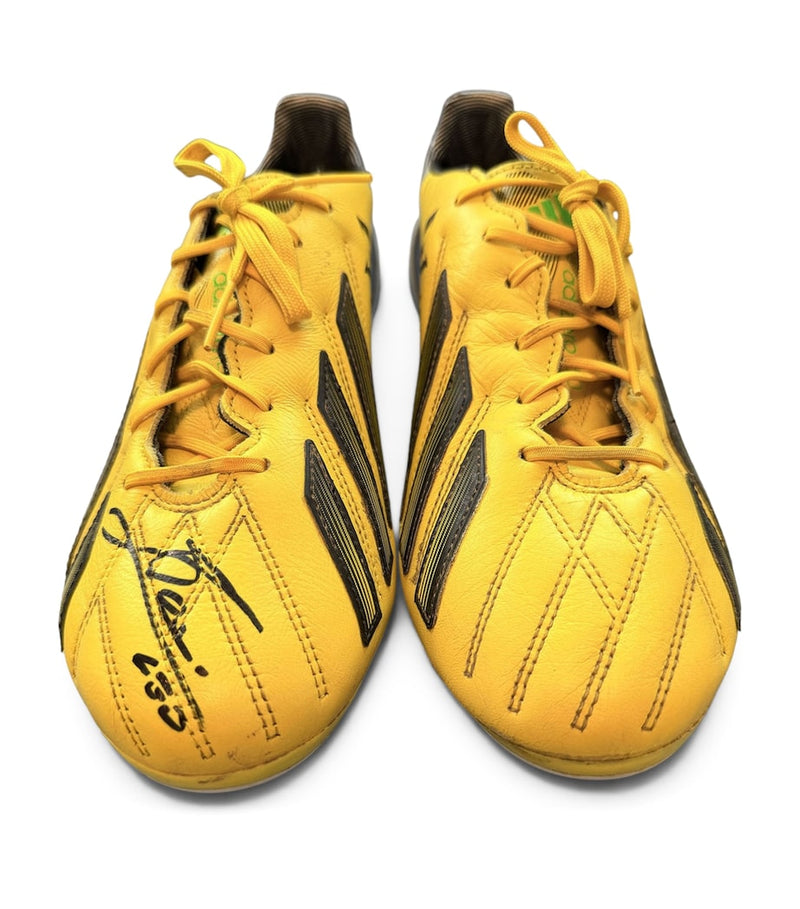 Leipzig Galleries Lionel Messi match-worn 2012 football boots, UK version