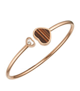 Harrods Chopard Rose Gold and Diamond Happy Hearts Bangle- Buy online at McGrocer