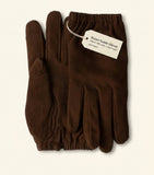 Prada suede gloves with cashmere lining, imported from the UK