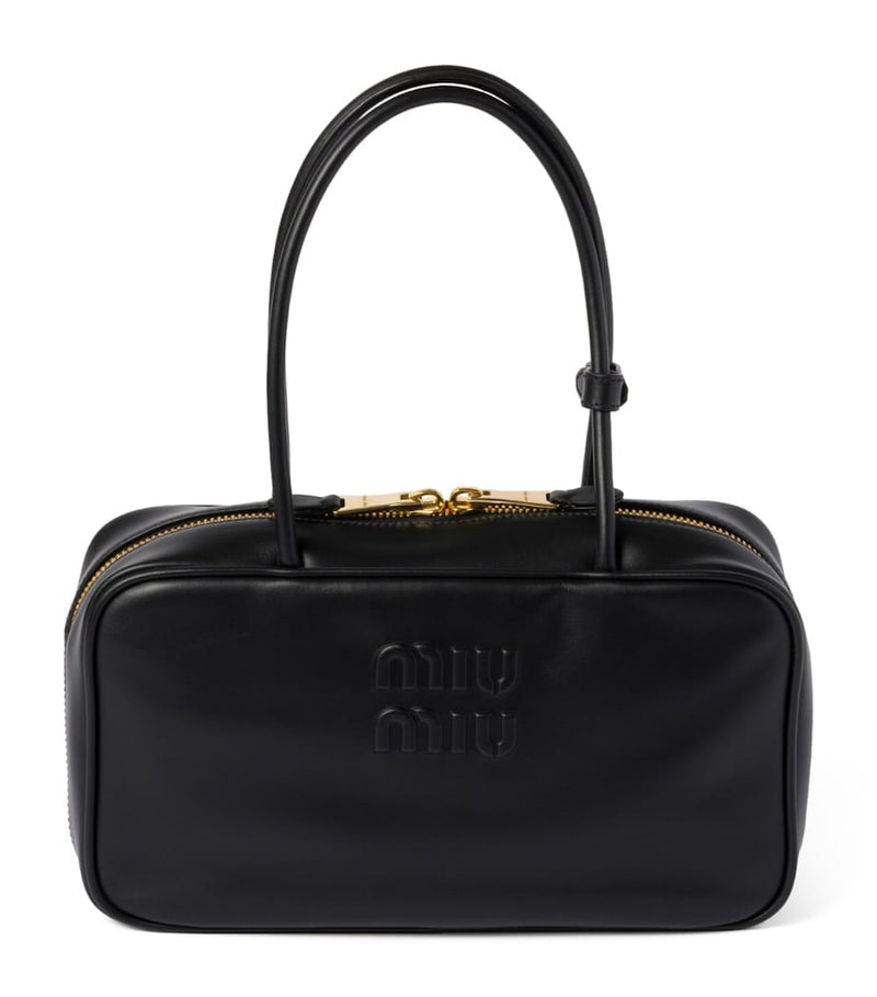 Miu Miu Beau top-handle leather bag, imported from the UK