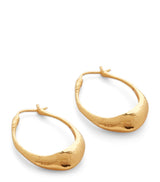 Harrods Monica Vinader Medium Gold Vermeil Deia Hoop Earrings- Buy online at McGrocer