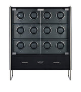 Harrods WOLF Axis 12-Piece Watch Winder Cabinet- Buy online at McGrocer
