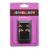 Sensation gold plated star cluster earrings crystal design (British brand)