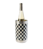 MacKenzie-Childs Courtly Check wine cooler, imported from the UK