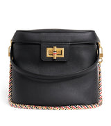 Harrods Thom Browne Pebble Leather Box Bag- Buy online at McGrocer