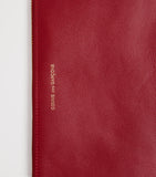 Comme des Garçons large leather zipped pouch - British product