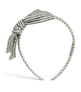 Harrods Il Gufo Stripe Bow Headband Hair Accessory- Buy online at McGrocer