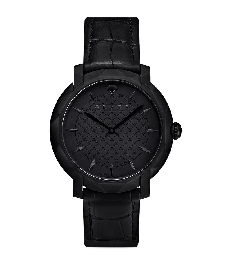 Graff Titanium DLC Eclipse Watch 43mm - British product