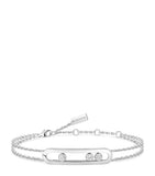 Messika Move Classique white gold diamond bracelet 0.24ct, imported from the UK