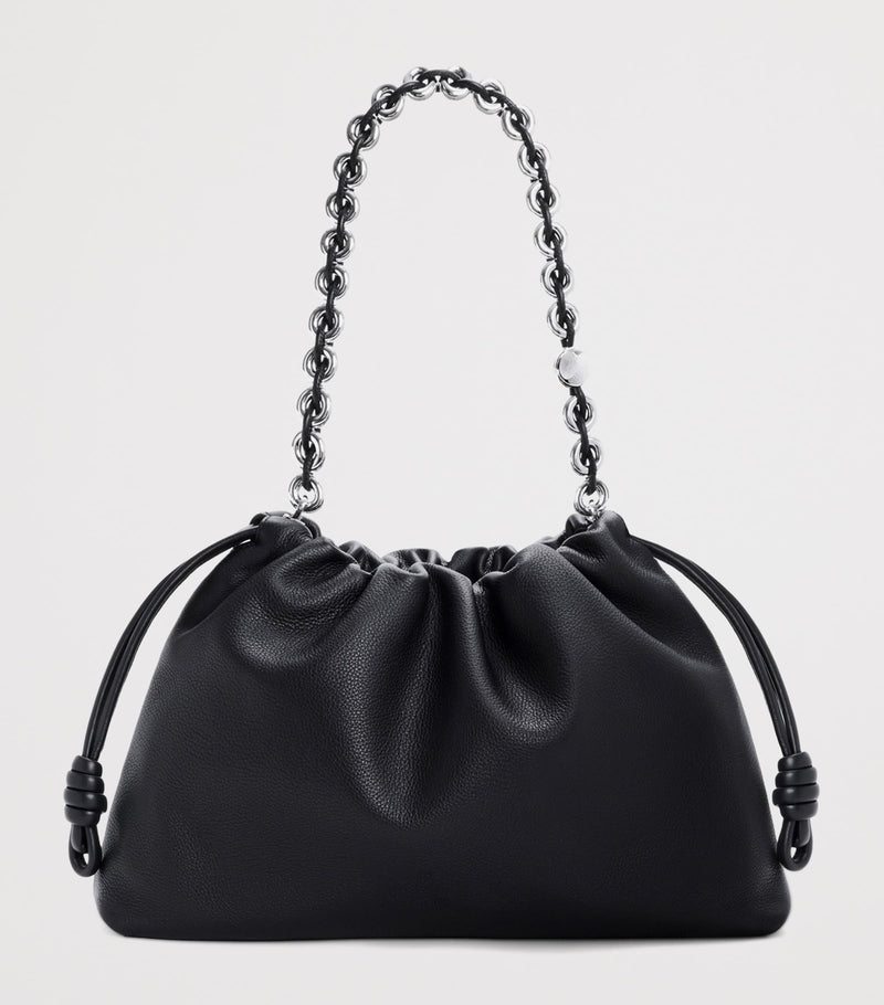 LOEWE Flamenco Large Leather Shoulder Bag, imported from the UK